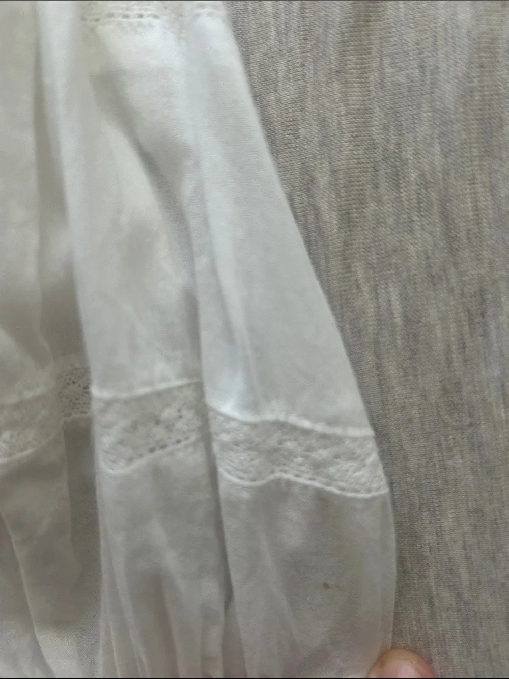 Reformation Women’s White Smocked Peasant Top